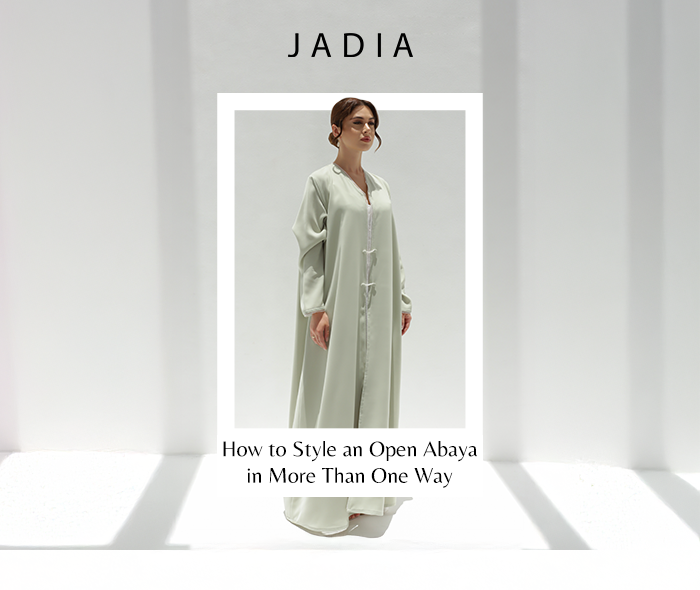 How to Style an Open Abaya in More Than One Way