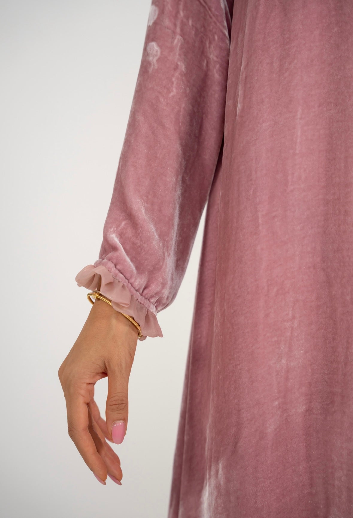 Orchid Velvet Loom Dress