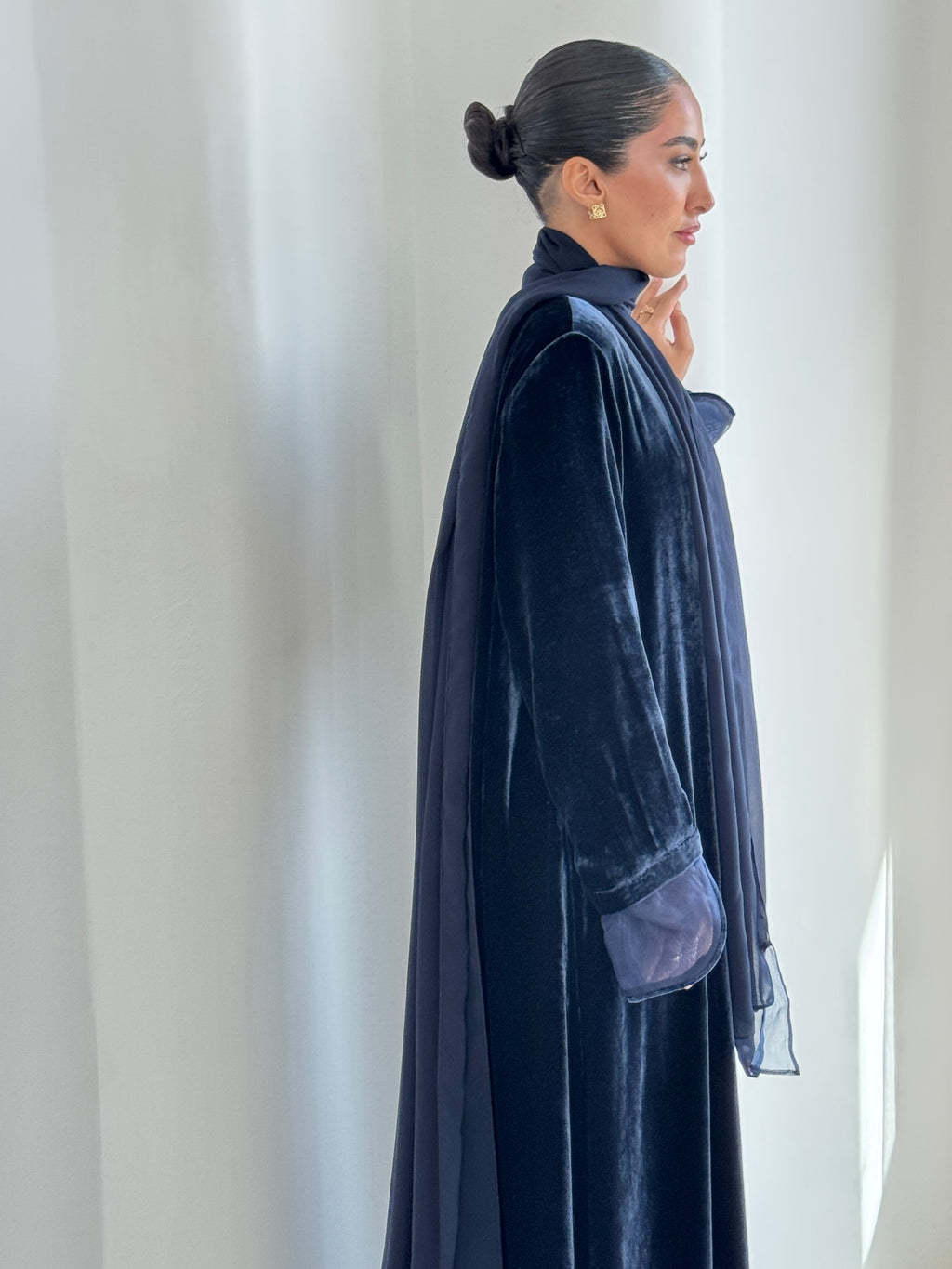 Organza Velvet Abaya