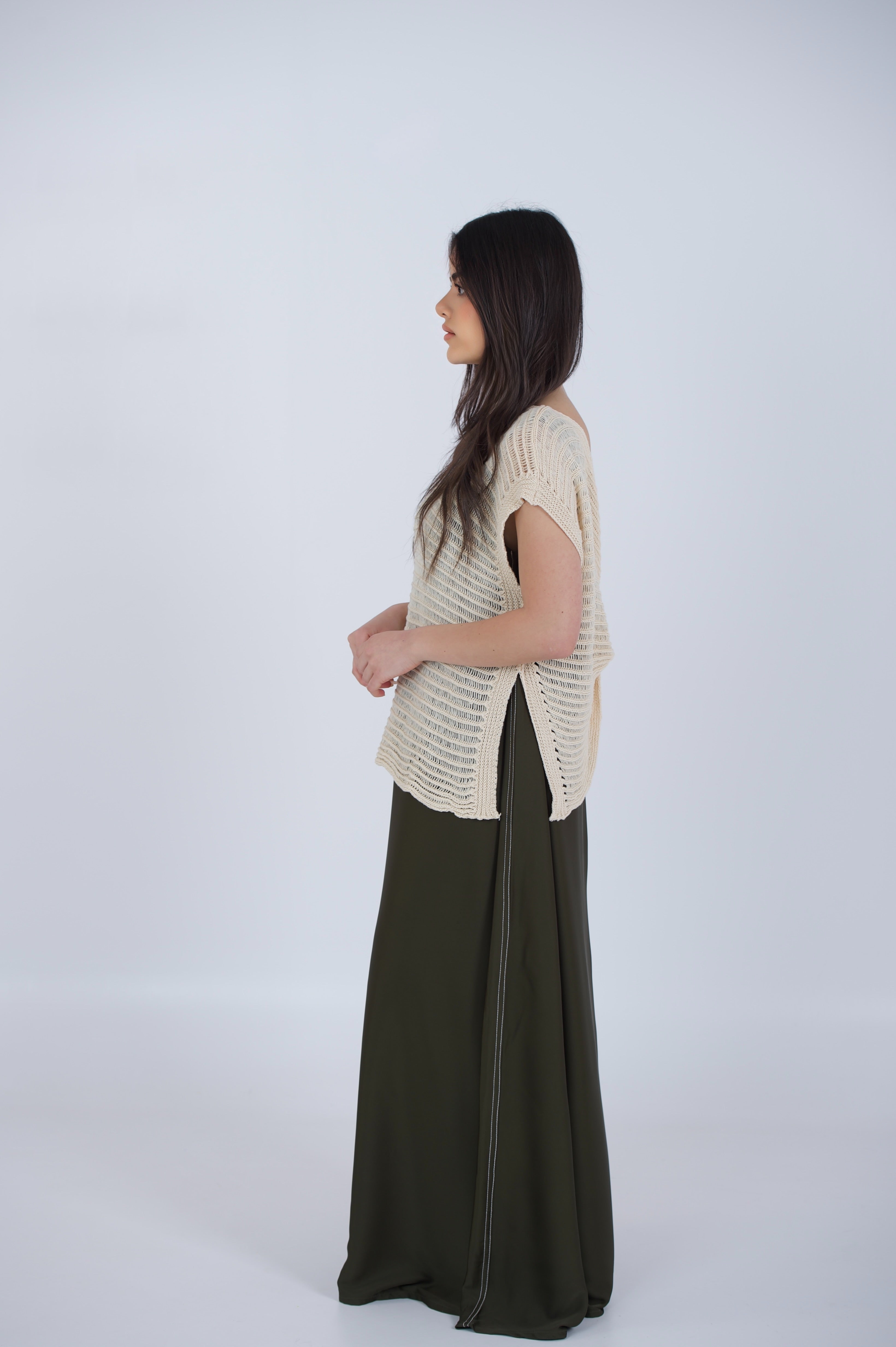 Sand Knit Dress Set