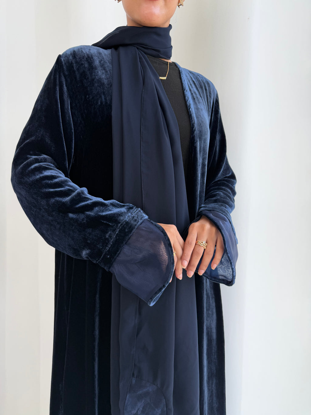 Organza Velvet Abaya