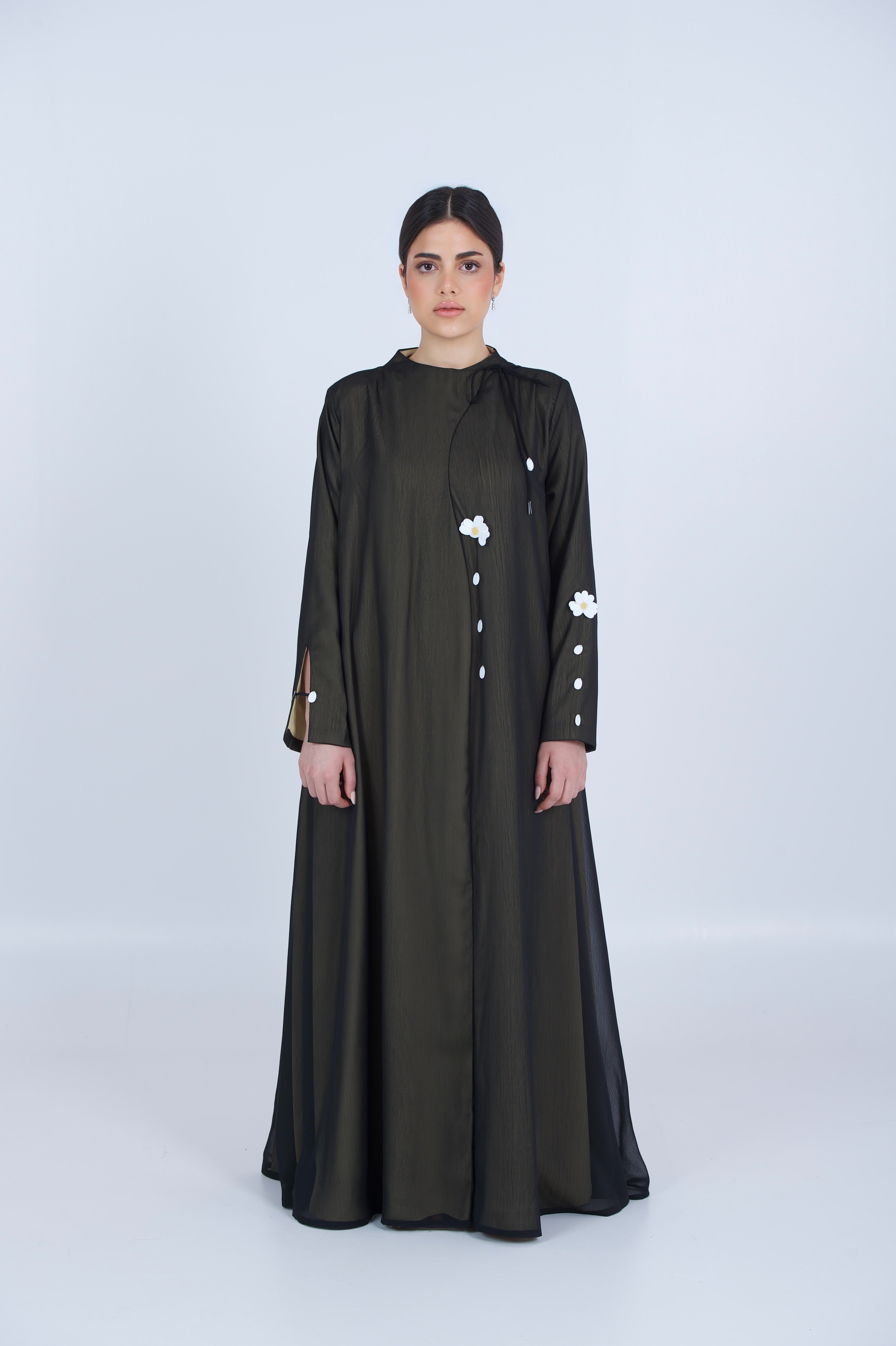 Sunflower Light Abaya
