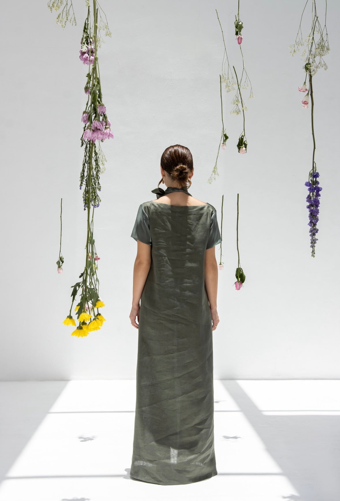Olive Bloom Dress