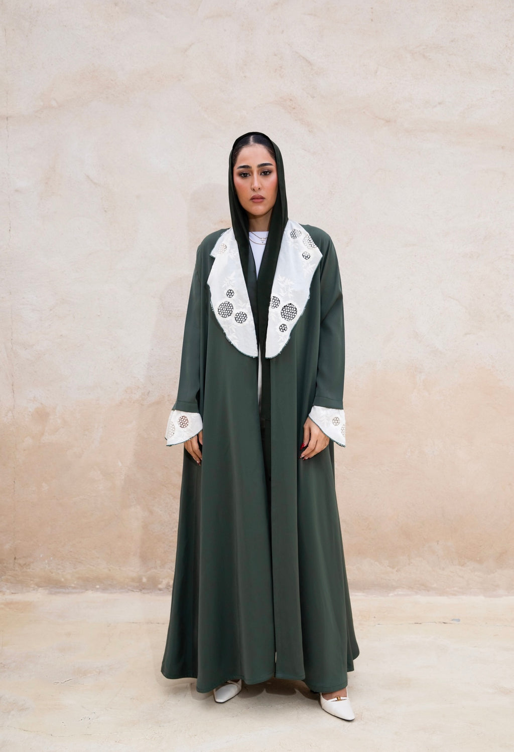 Olive Glow Abaya