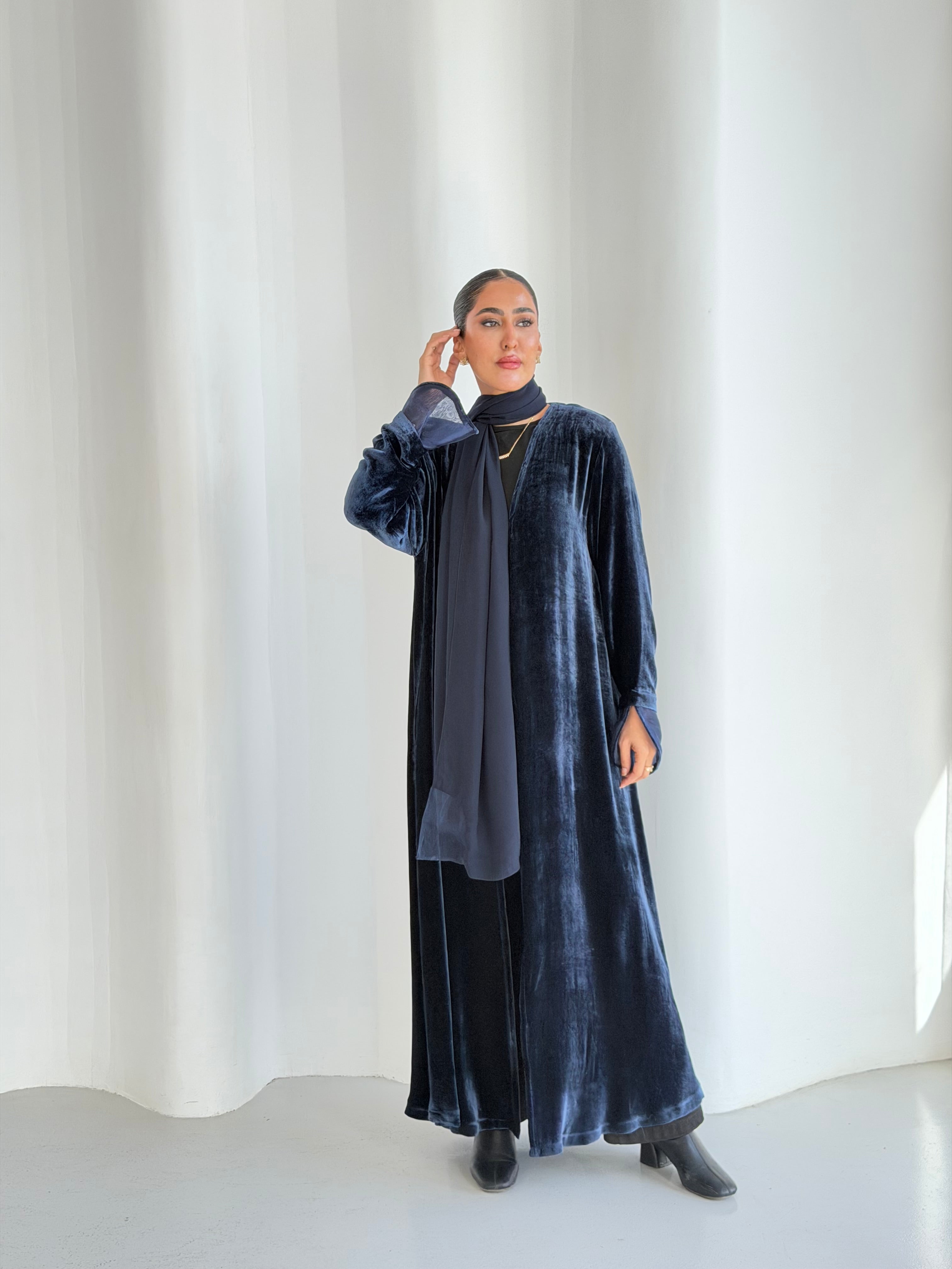 Organza Velvet Abaya