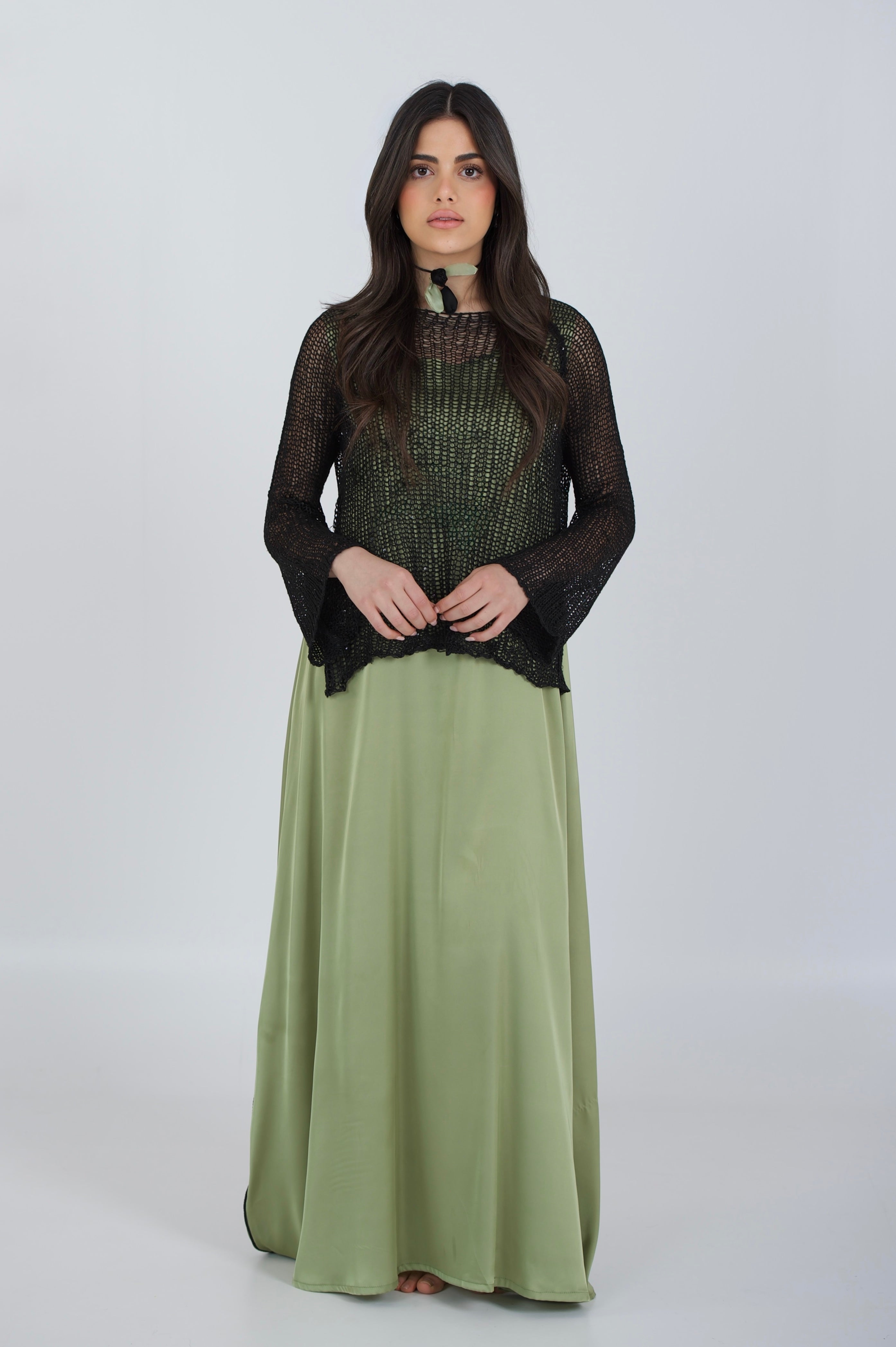 Olive Green Dress