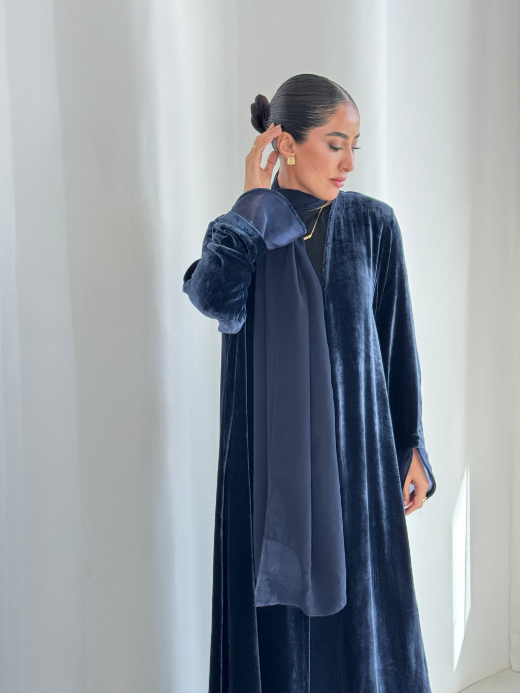 Organza Velvet Abaya