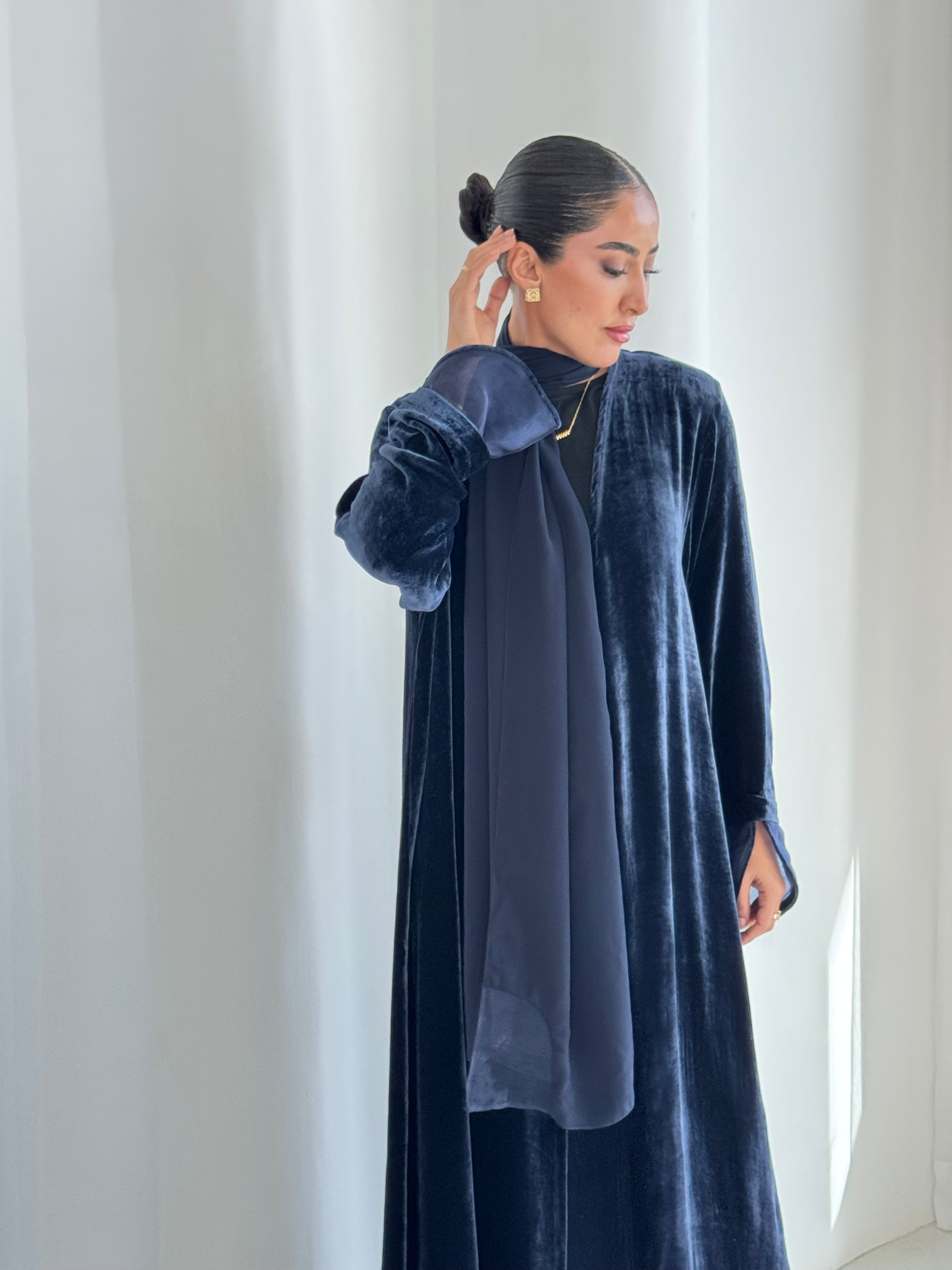 Organza Velvet Abaya