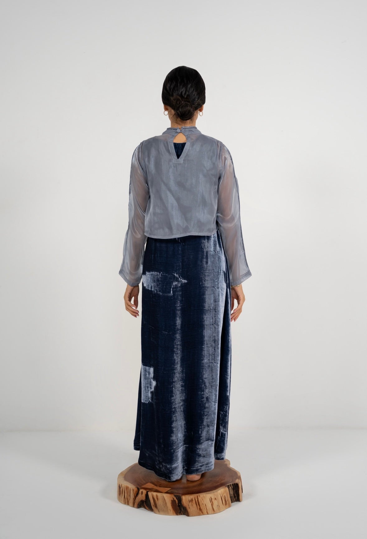 Storm Velvet Loom Dress