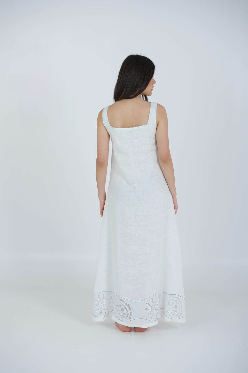 Seashell Linen Dress