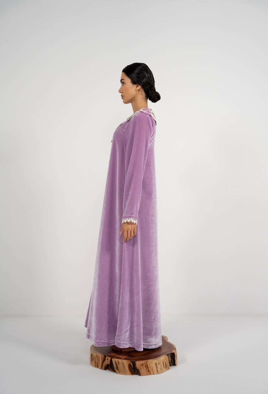 Petal Velvet Loom Dress