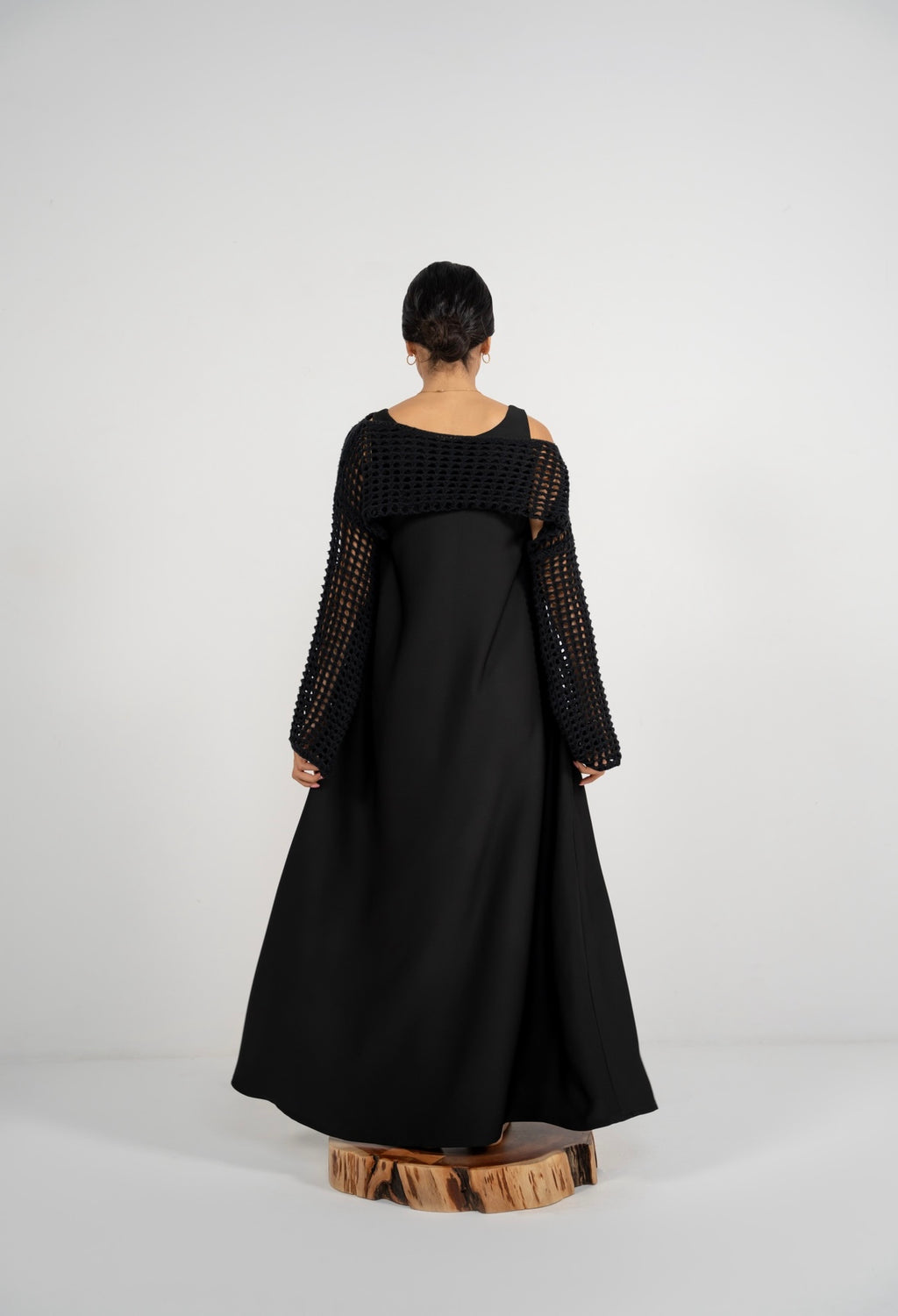 Crochet Black Loom Dress