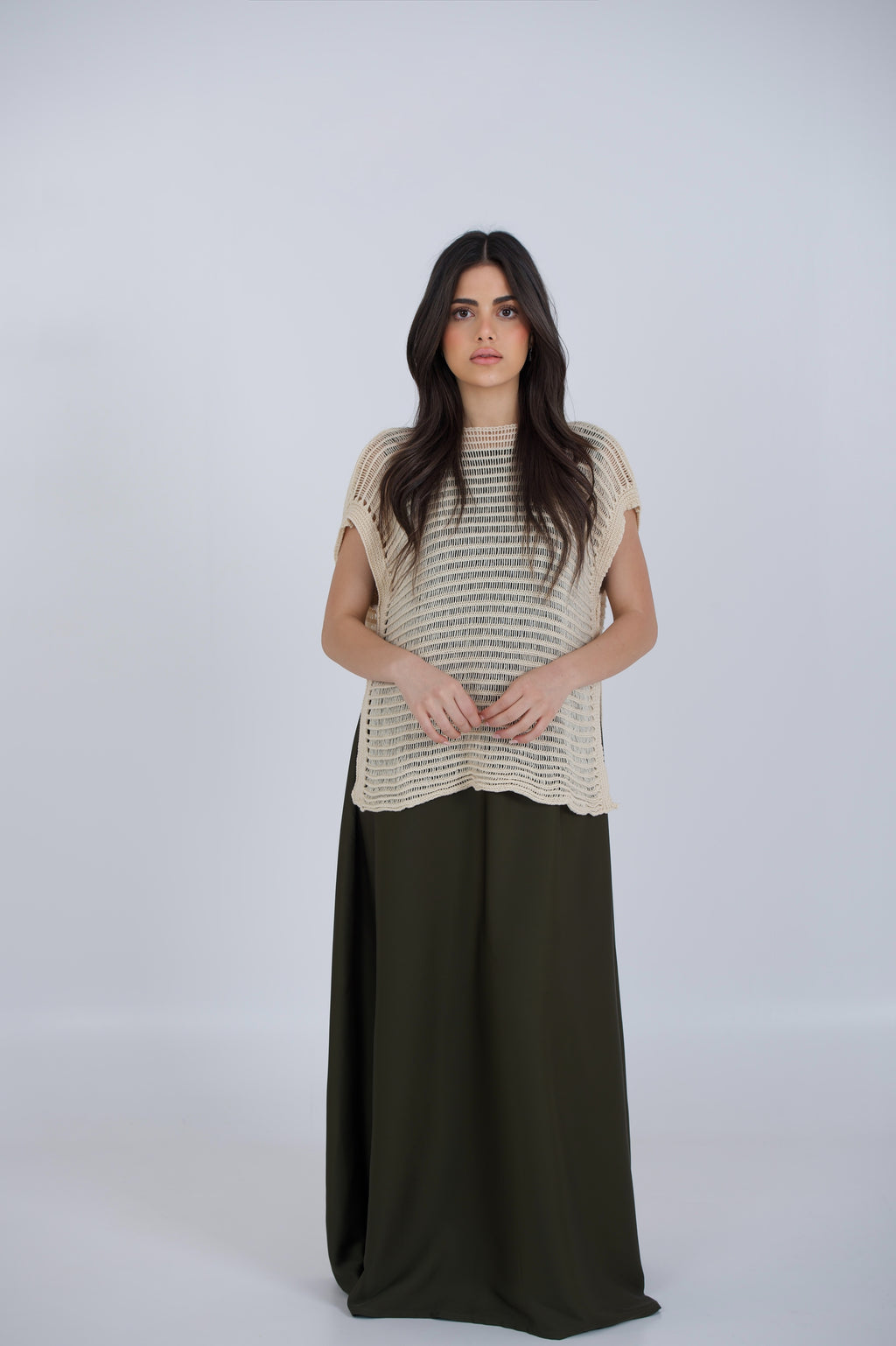 Sand Knit Dress Set