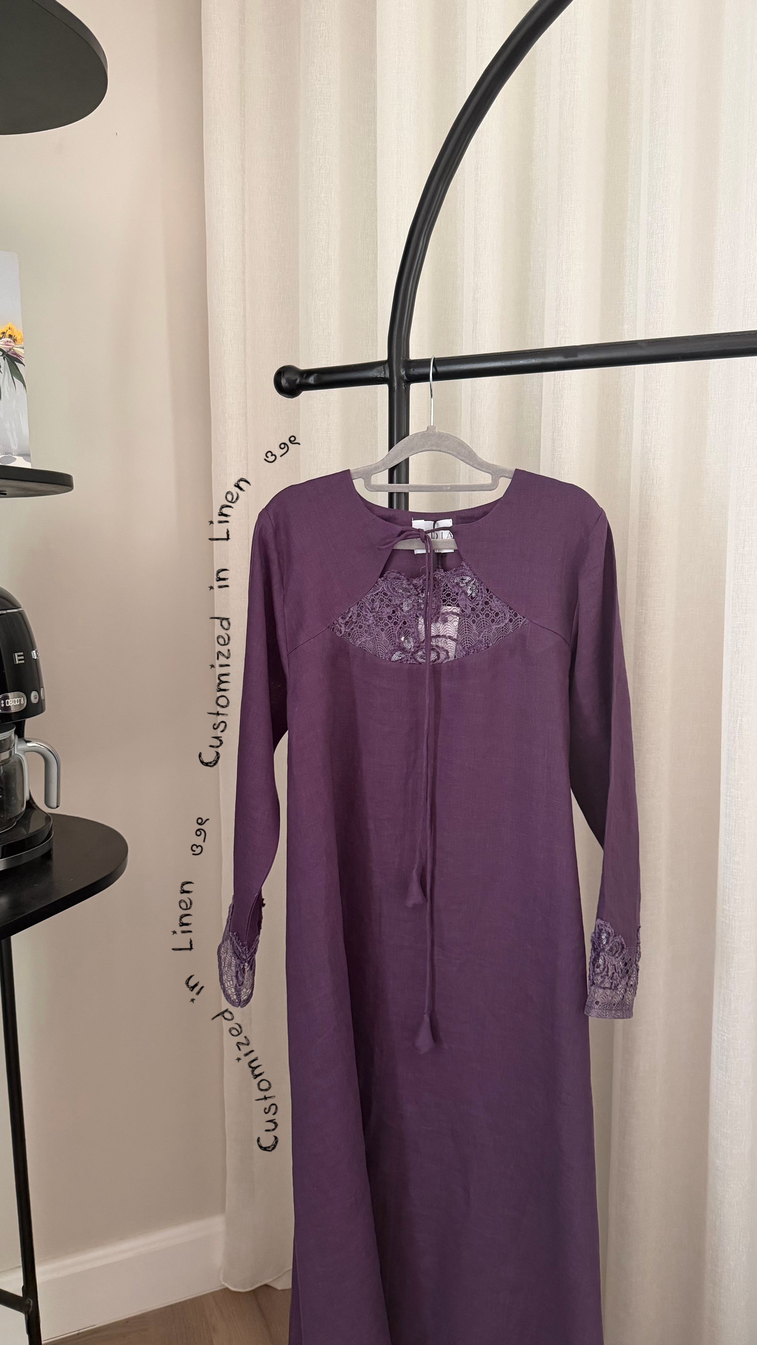 Violet Wings Linen